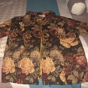 Flowered blazer